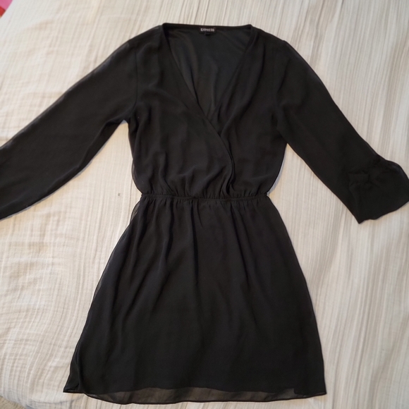 Express Dresses & Skirts - Express Dresses | Express Long Sleeve Dress | Color: Black